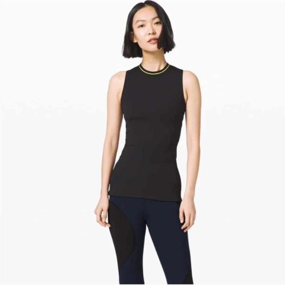 Lululemon Inner Expanse Tank * x Roksanda Black Sleeveless Top